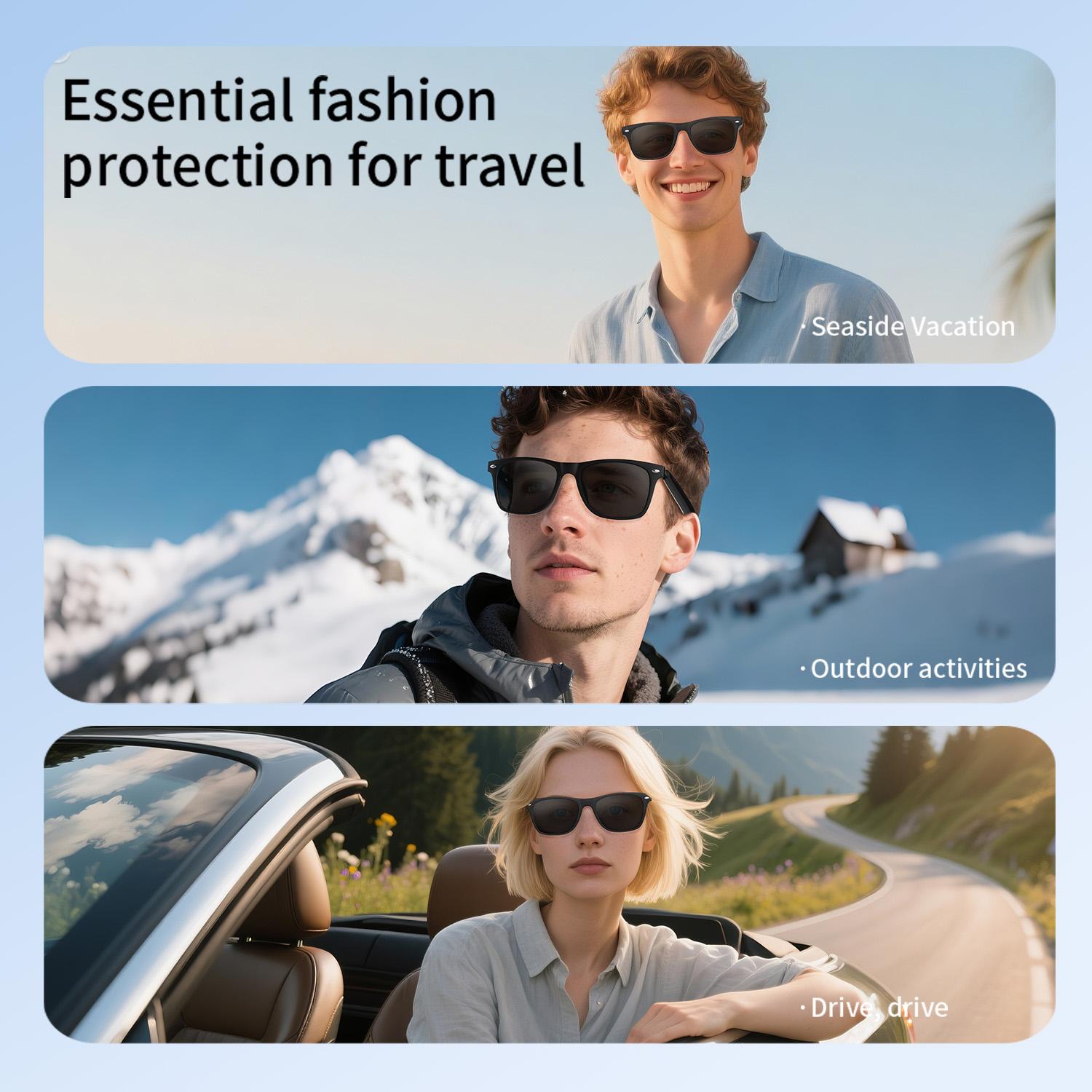 Real User Stories: How 2025 Smart Glasses  AI Translation Camera Control Bluetooth Call Headphones Fashionable Sunglasses Intelligent Men Women Gifts Changed Their Lives