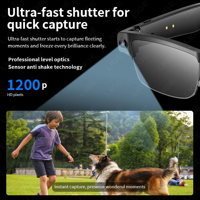 The Future of Technology: Exploring Sunglasses Smart Glasses 8 Million Pixels Recording Videos AI Photo Recognition Answer Translation 270mAh Bluetooth Glasses New's Innovations