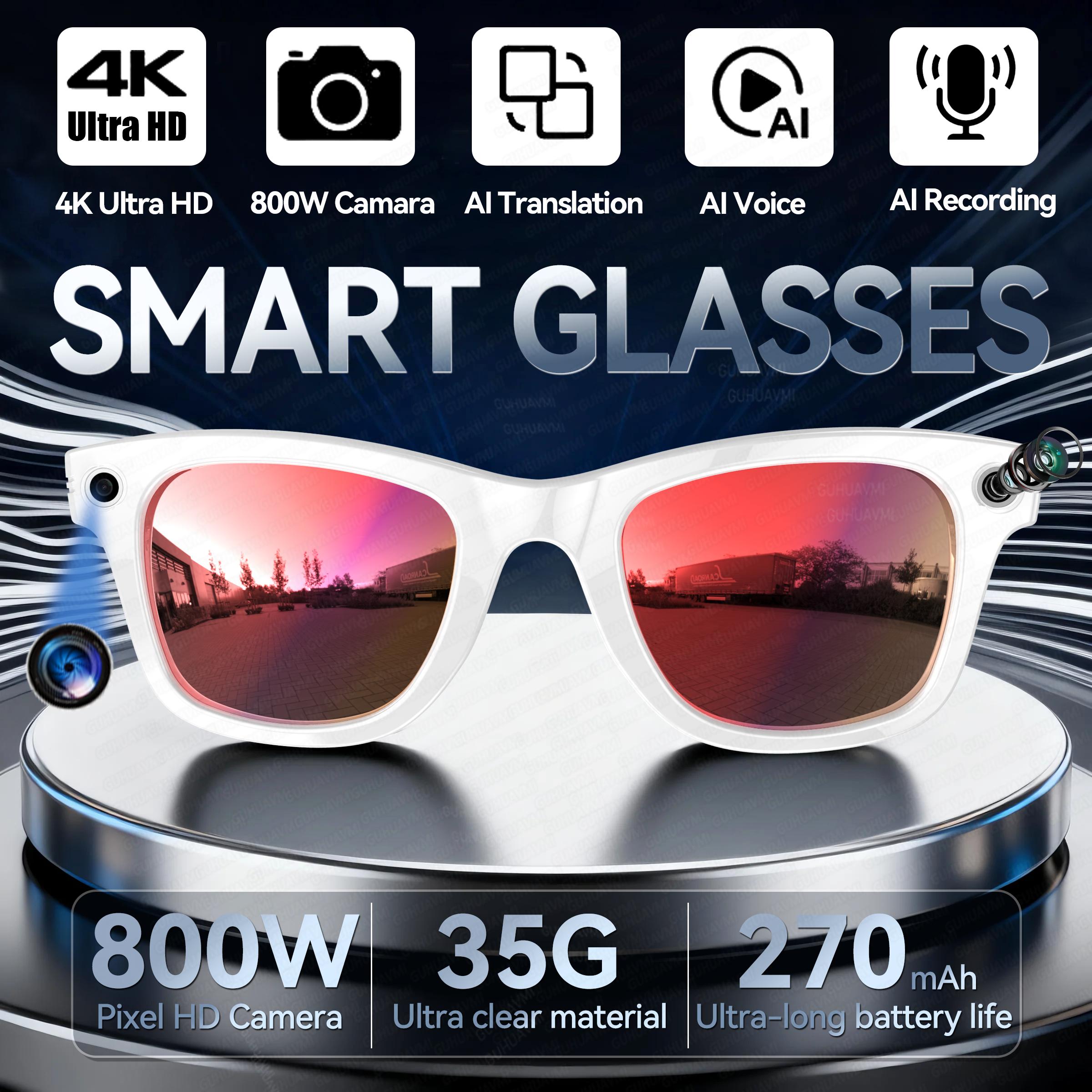 Unboxing and Review: The 2025 Smart Glasses Women Wireless Bluetooth Call Sunglasses 800W Pixel Dual Camera Voice Assistant Intelligent Translation Glass Experience