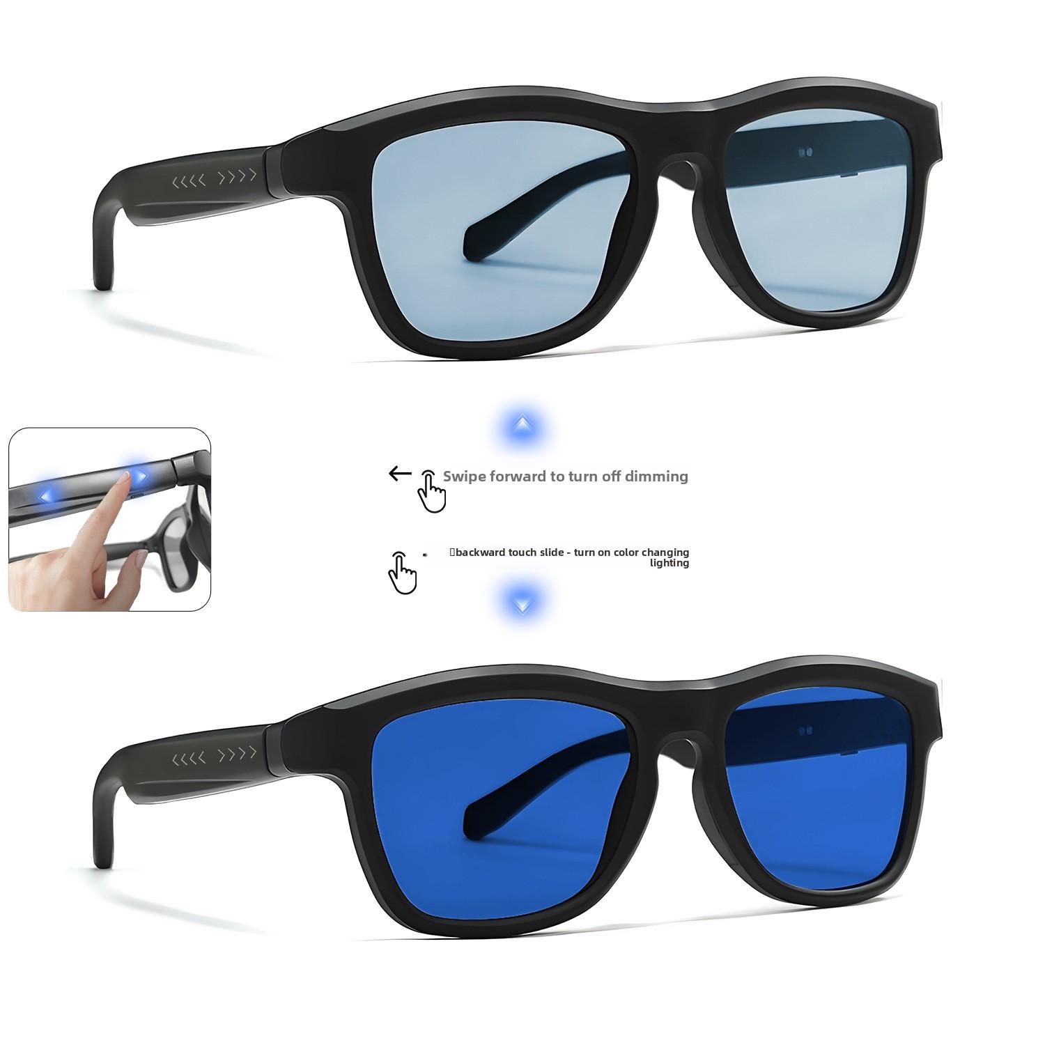 Smart Color-changing AI Bluetooth Anti-blue Light Sunglasses Can Translate Calls, Listen To Music, and Remotely Control Photos