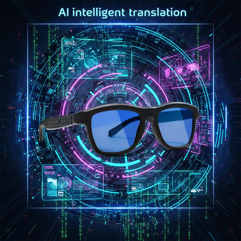 Touch Control Color Changing Sunglasses Men Women Electrochromic AI Intelligente Translation calling Music Player Bluetooth