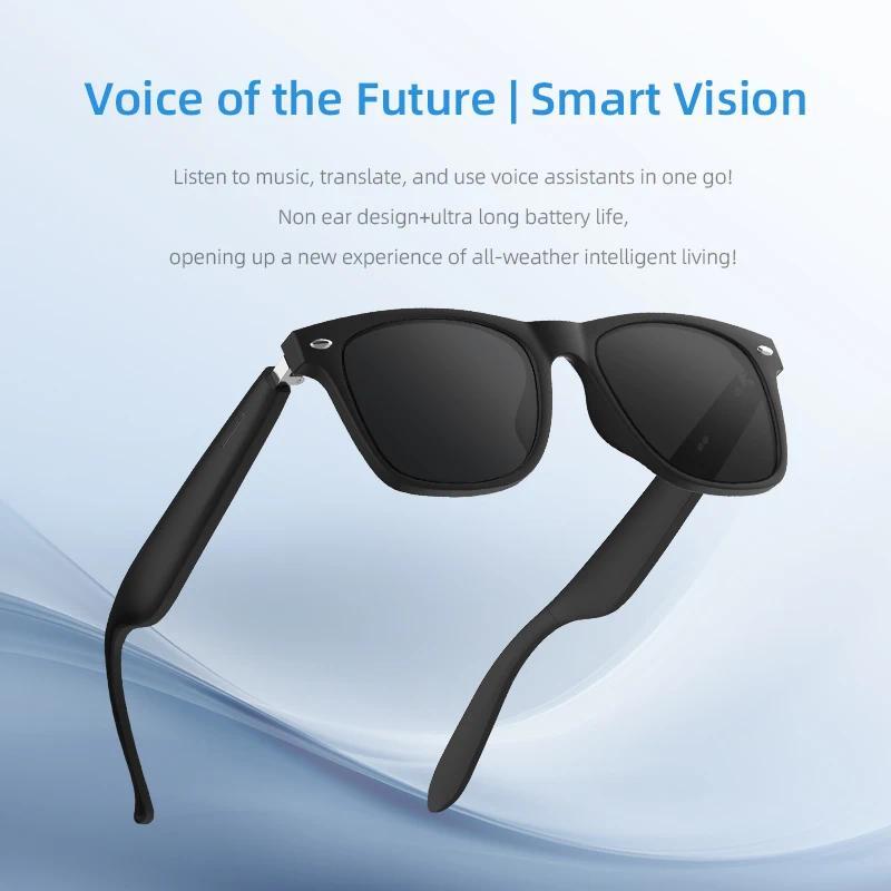 Discover the Revolutionary Features of New  Smart Glasses Anti-Blue Light  Polarized Sunglass Music Camera Voice Assistant Outdoor Sports Smart Sunglasses