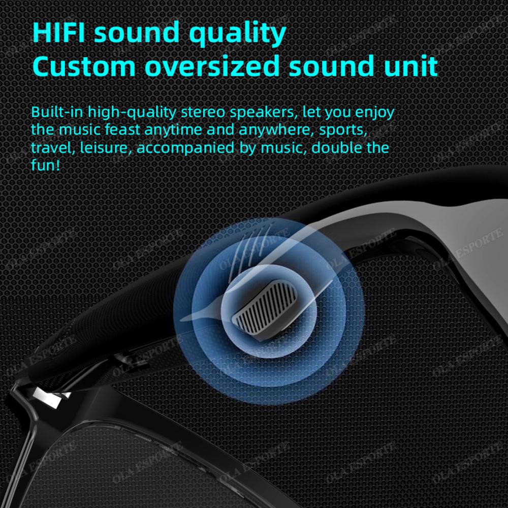 3-in-1 Smart Glasses Bluetooth With Automatic HD AI Voice Noise Music Eyewear Waterproof Calls Eyeglass smart glasses Men Women
