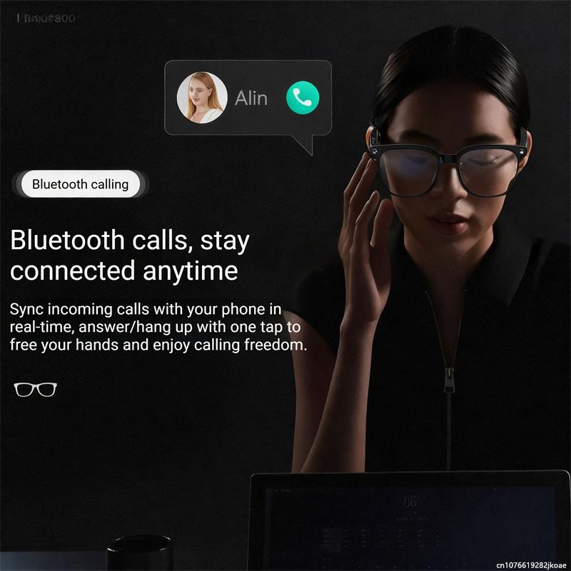 Smart Glasses 8 Million Camera AI Real Time Translation Eyewear Bluetooth Sunglasses Shoot Audio Call Video Player M02S 290mAh