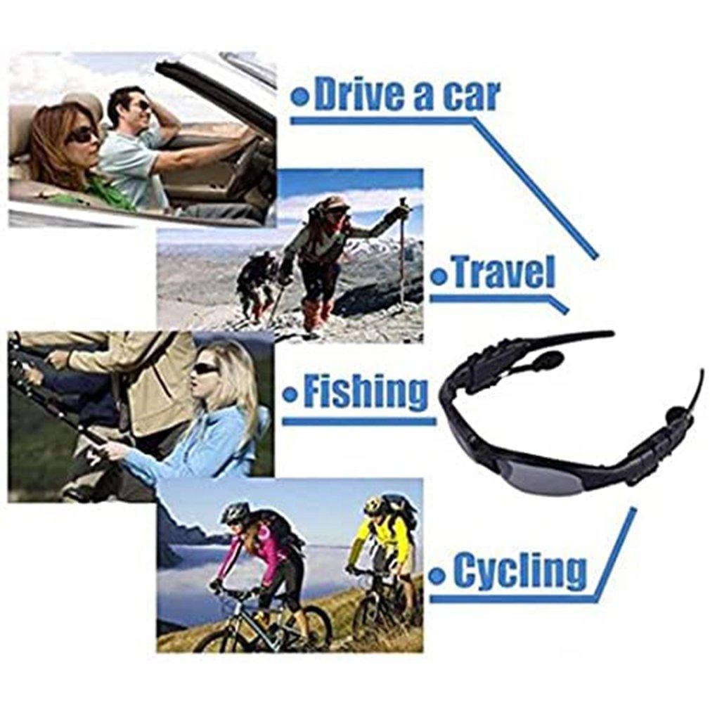 Wireless Bluetooth Stereo Headphones Best Seller Supports 5.0 Ideal for Phones, Sports, Driving, Cycling, Sunglasses, Riding, Glasses with Sun Protection Lens