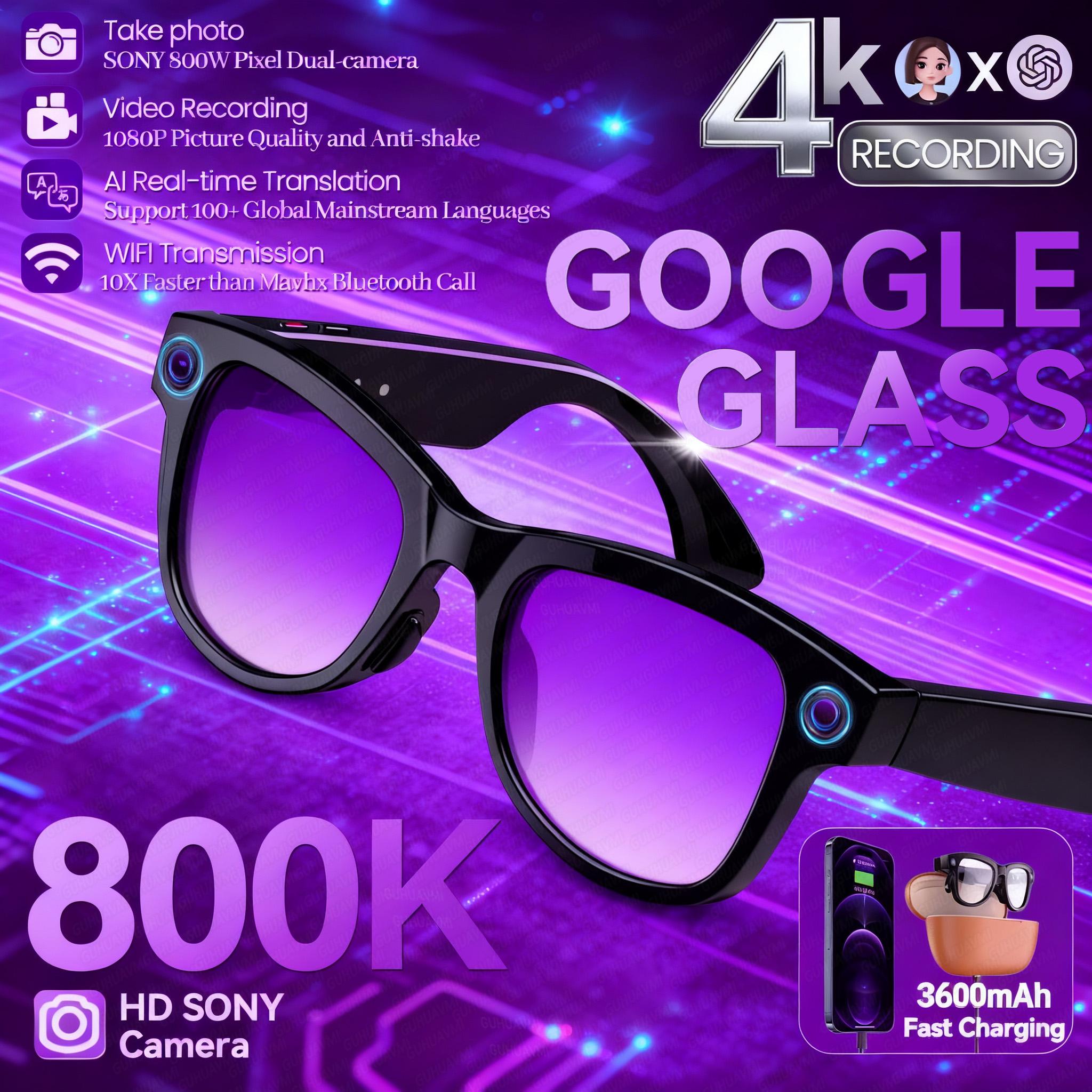 The Ultimate Guide to Power Bank Camera, 800W, 3600mAh, Smart Glasses, For Men, Translation in 100+ Languages, WIFI Delivery, Music Player, AI Conversation Glasses, Compatible with iOS, New Arrival: Everything You Need to Know