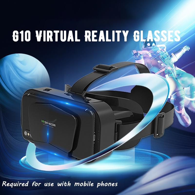 G10 Shinecon VR Glasses 3D Headset Virtual Reality Devices Helmet Viar Lenses Goggle For Smartphone Cell Phone Smart