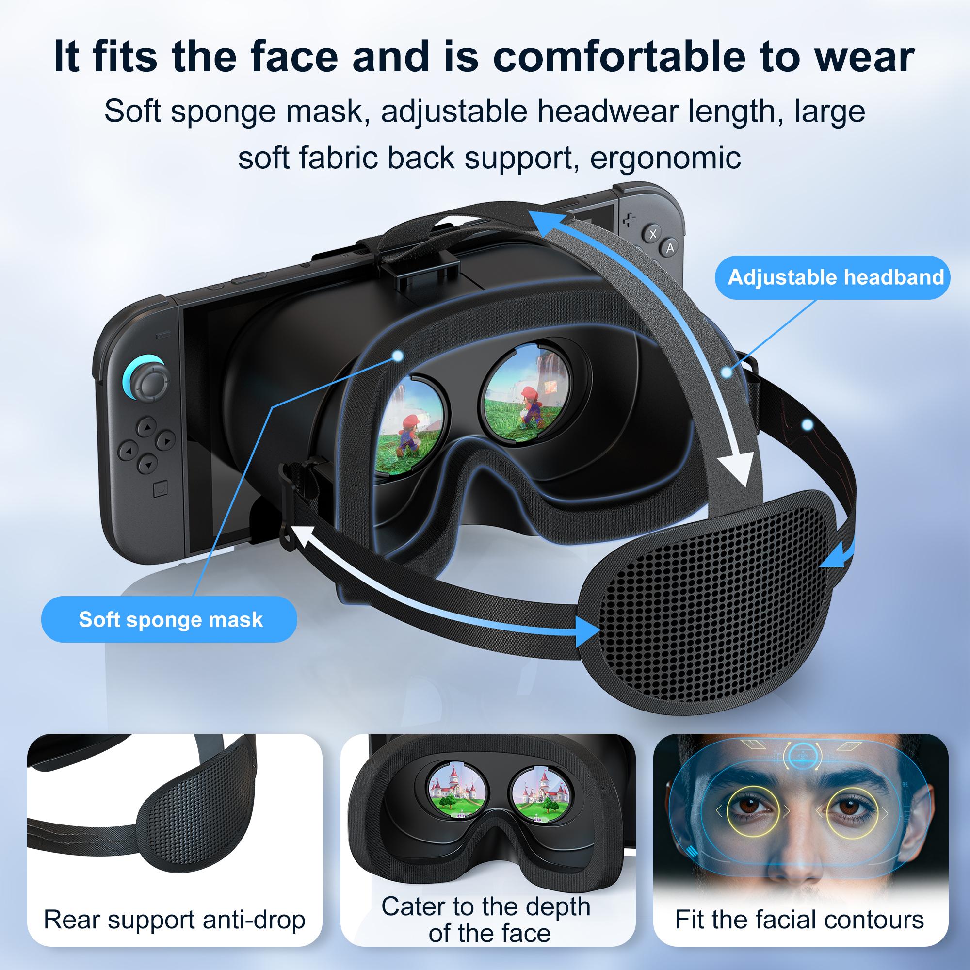Why VR Headset For Nintendo Switch 2 3D Glasses Virtual Reality Movies NS 2 VR Immersive Gaming Experience Headband Adjustable Lens is Changing the Game in 2024