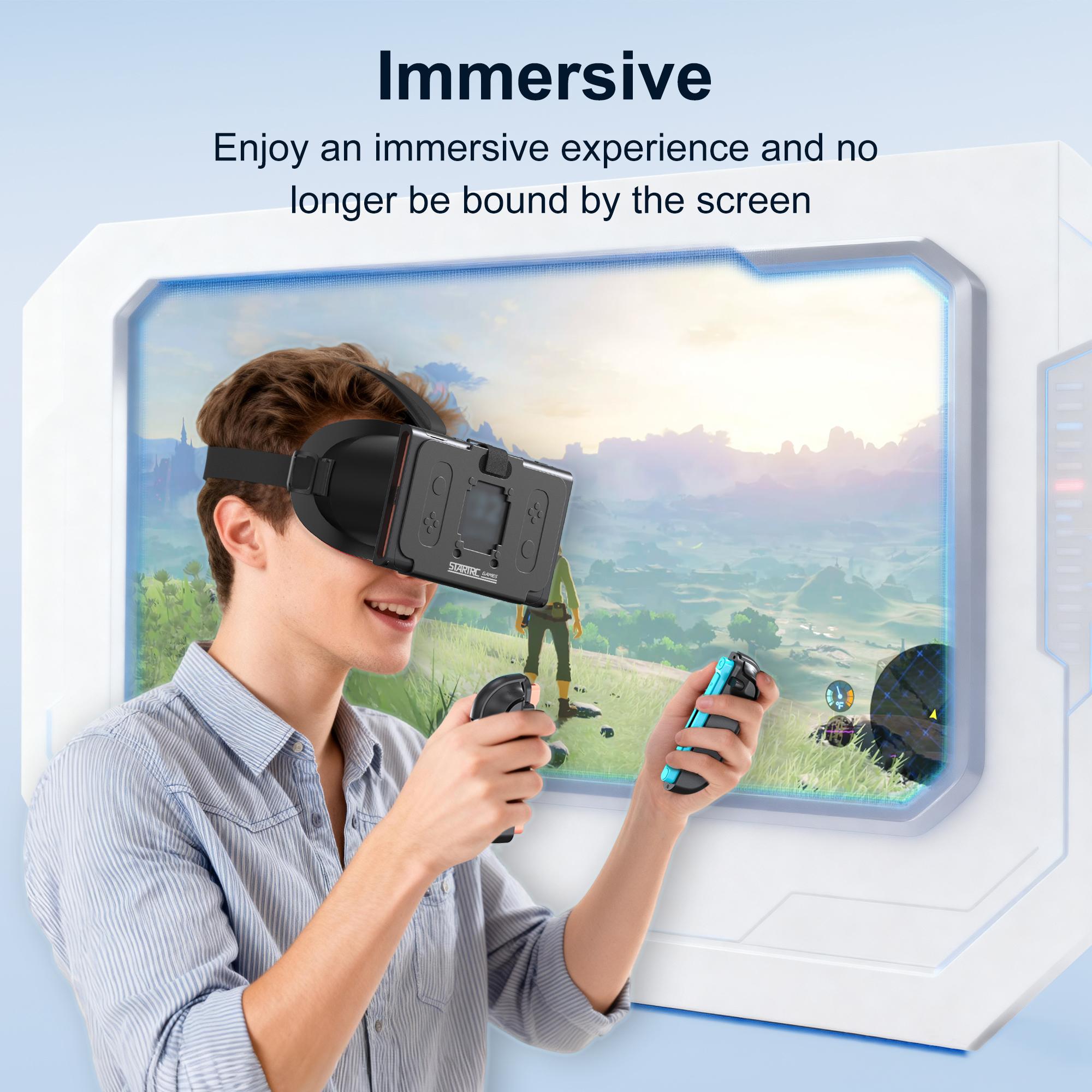 Why VR Headset For Nintendo Switch 2 3D Glasses Virtual Reality Movies NS 2 VR Immersive Gaming Experience Headband Adjustable Lens is Changing the Game in 2024