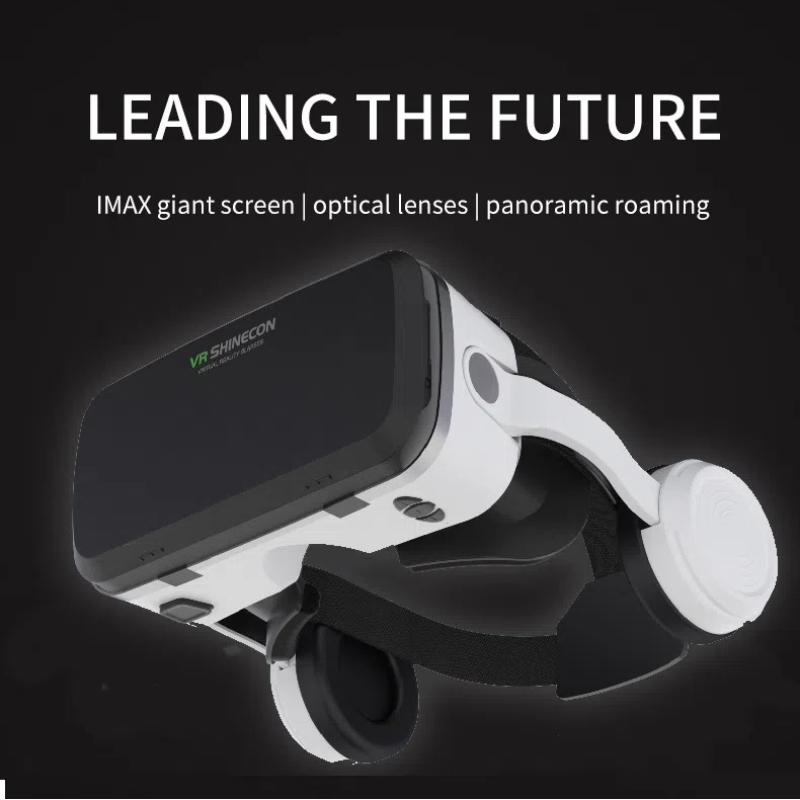 VR Glasses 3D Virtual Reality Glasses Stereo Headset Version for 5.5-7 Inch Mobile Phones, Support Joystick